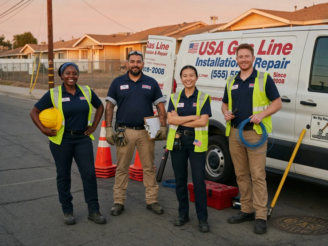Gas Line Installation company in Fults, IL